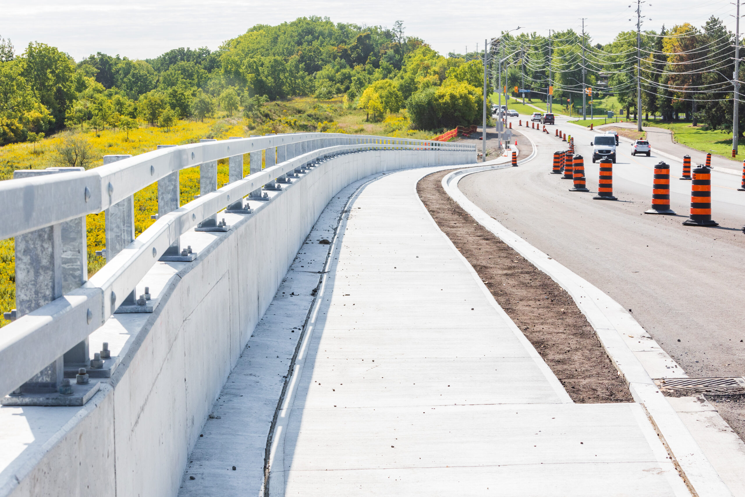 All lanes on Creditview Road nearing completion