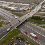 Winston Churchill Boulevard interchange with the addition of a new car pool lot