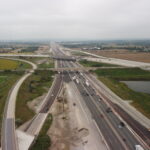 Westbound Express and Collector Lanes at Highway 407ETR