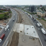 Derry Road Underpass Deck Pour Completed