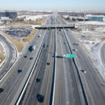 All lanes open! At the Mississauga Road interchange.