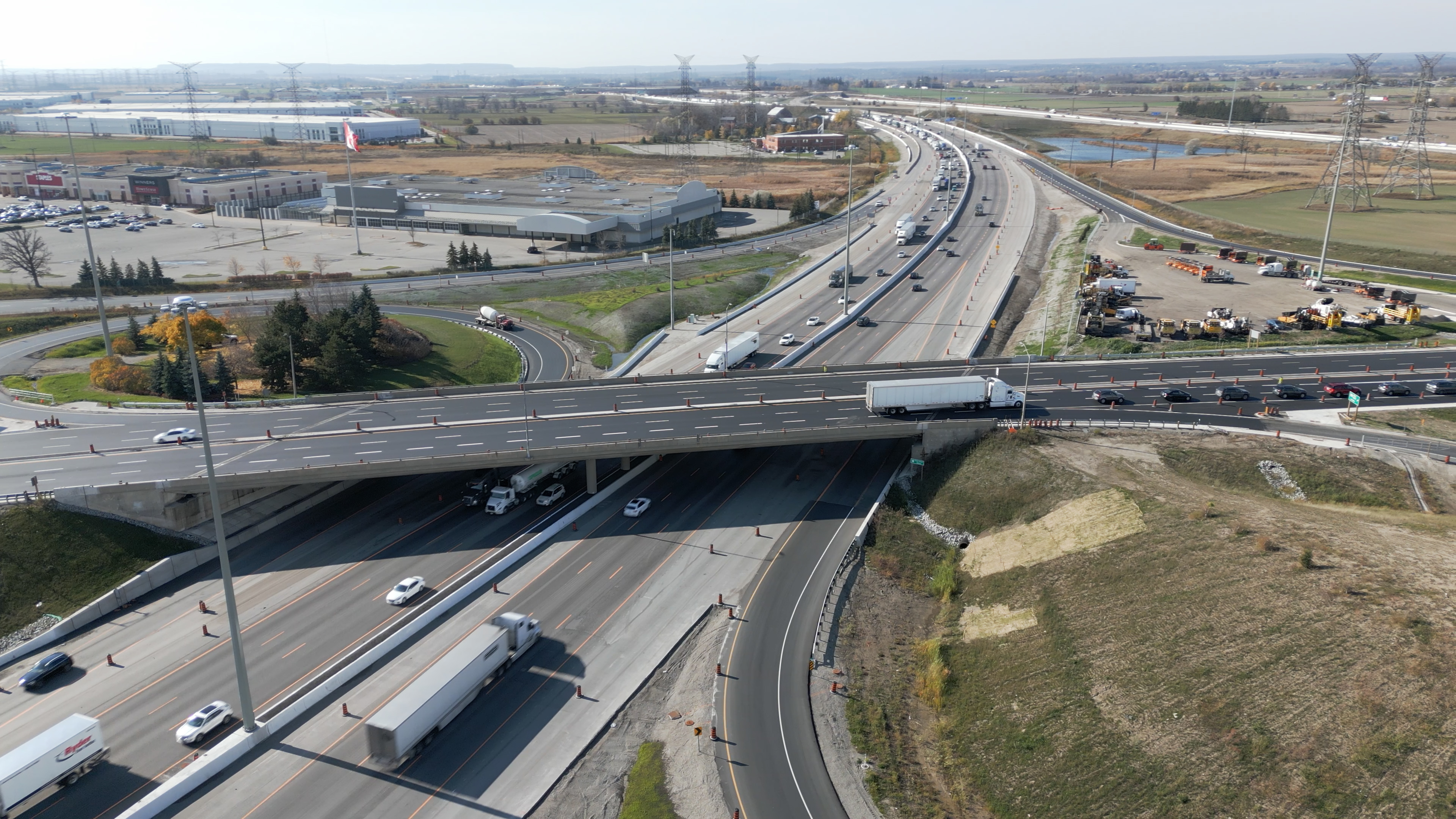 Final surface paving and painting completed on Winston Churchill Boulevard interchange