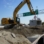 Highway 401 Eastbound: Culvert installation between Regional Road 25 and James Snow Parkway